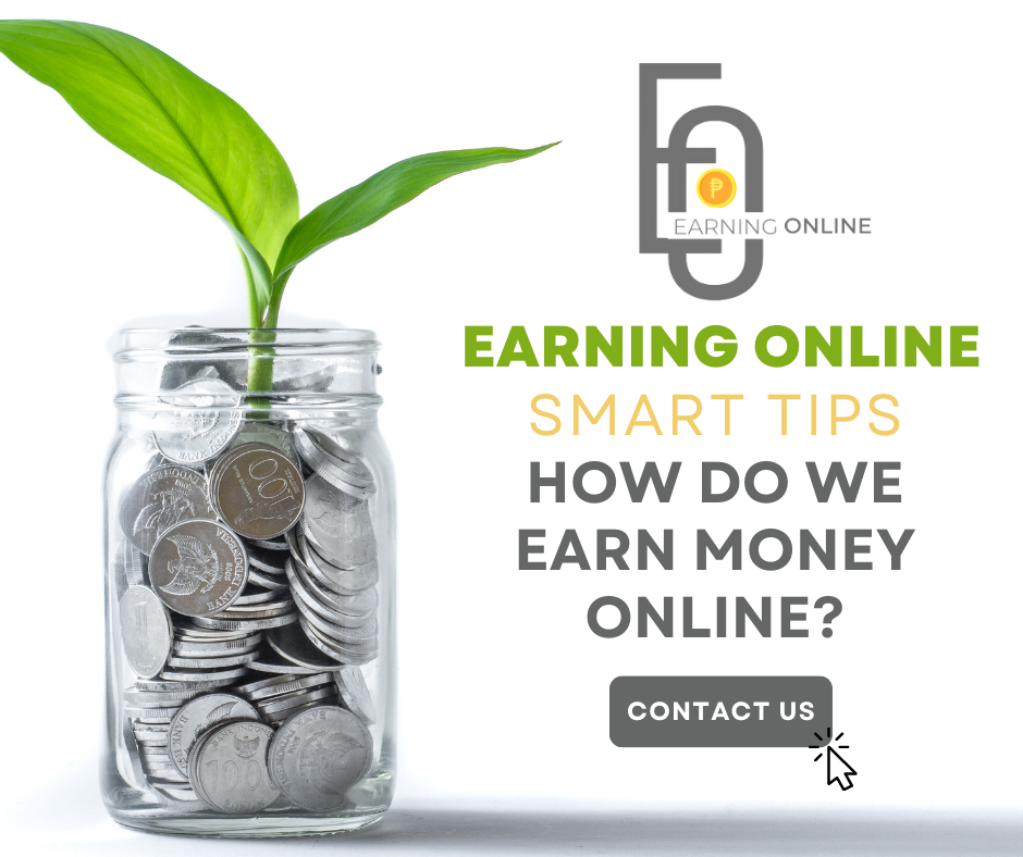 Earning online, working online